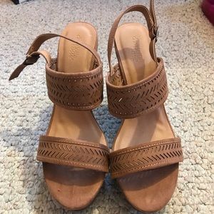 Charlotte Russe platform wedges